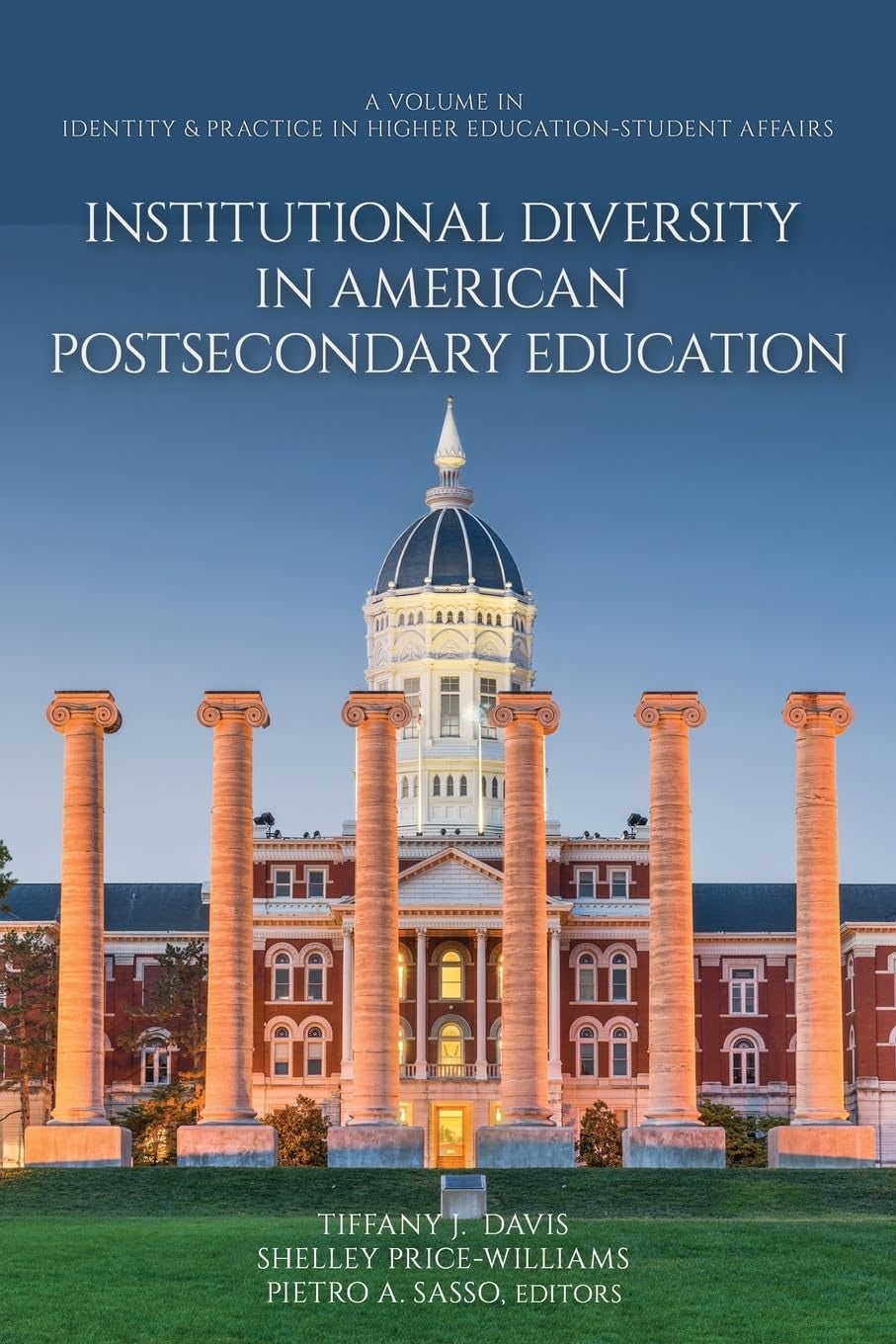 Book cover image for Institutional Diversity in American Postsecondary Education ISBN: 9798887306131